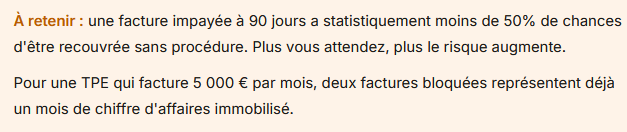 Gérer ses impayés quand on est dirigeant de TPE